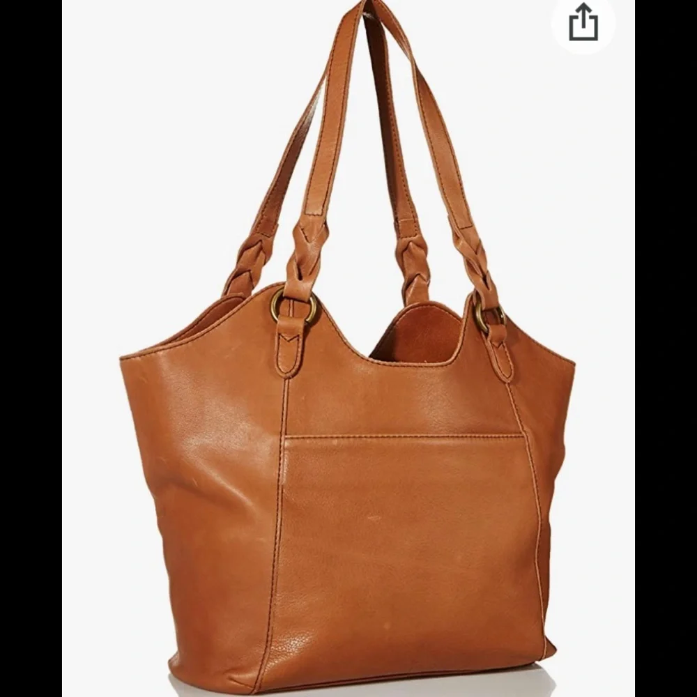 The Sak Sierra Leather Shopper. Cognac. Excellent Condition._3